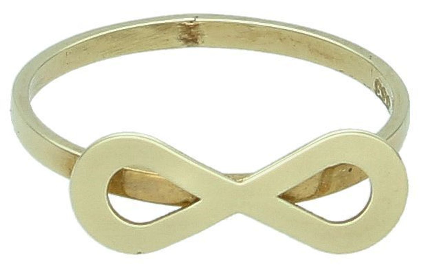 Złoty pierścionek 333 ze znakiem nieskończoności PI 2834. Złoty pierścionek ze znakiem nieskończoności świetnie się sprawdzi na prezent z okazji urodzin, imienin czy rocznicy ślubu1.jpg